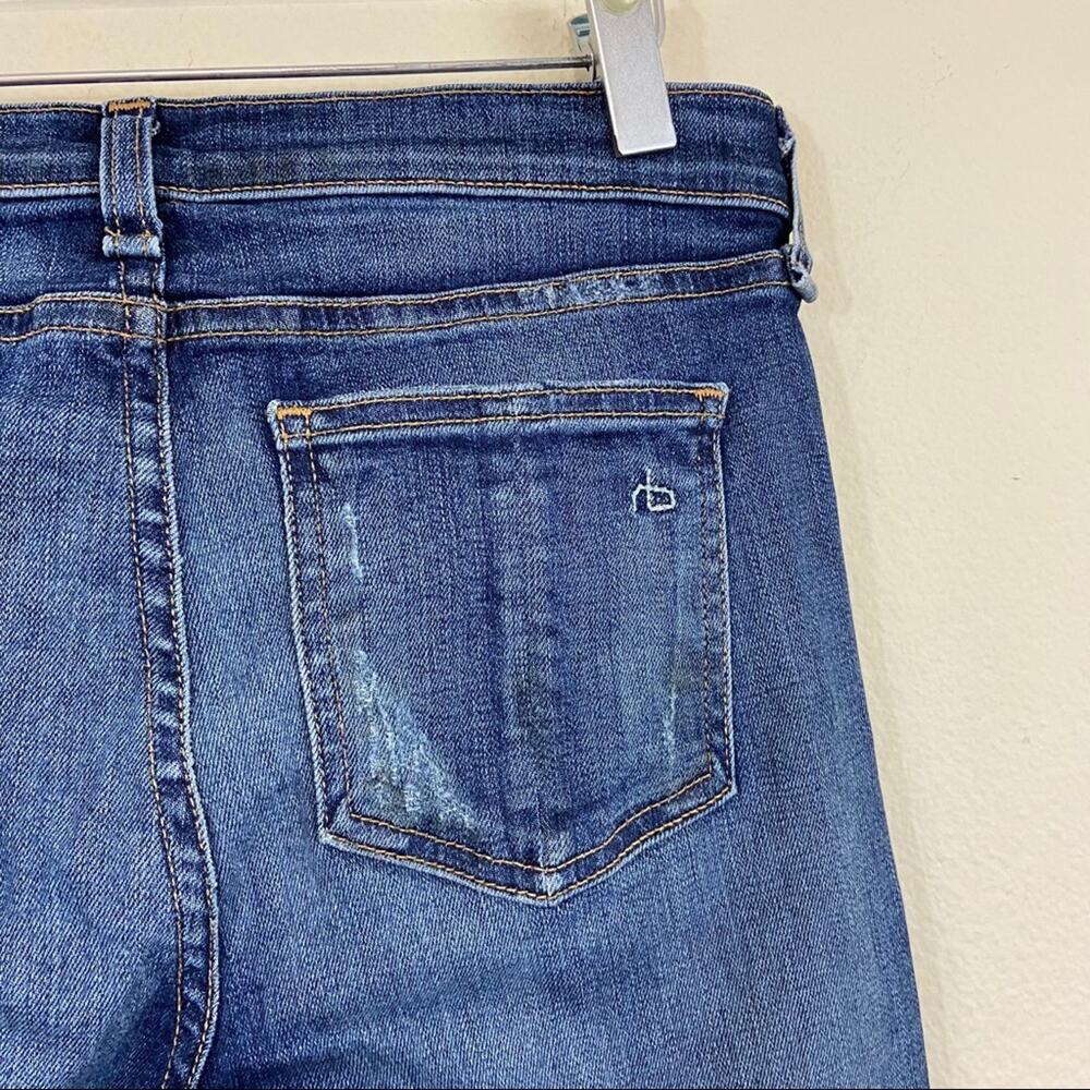 Rag & Bone Warren Distressed Skinny Jeans Sz 26 - Picture 9 of 11